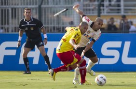 Durante a partida entre Corinthians x Atlético Sorocaba realizada esta tarde no estádio do Pacaembu, jogo válido pela 18ª rodada do Campeonato Paulista de 2013