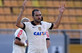 Durante a partida entre Corinthians x Atltico Sorocaba realizada esta tarde no estdio do Pacaembu, jogo vlido pela 18 rodada do Campeonato Paulista de 2013