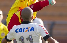 Durante a partida entre Corinthians x Atlético Sorocaba realizada esta tarde no estádio do Pacaembu, jogo válido pela 18ª rodada do Campeonato Paulista de 2013