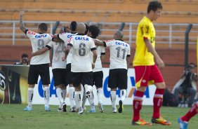 Durante a partida entre Corinthians x Atltico Sorocaba realizada esta tarde no estdio do Pacaembu, jogo vlido pela 18 rodada do Campeonato Paulista de 2013