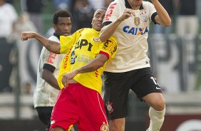 Durante a partida entre Corinthians x Atlético Sorocaba realizada esta tarde no estádio do Pacaembu, jogo válido pela 18ª rodada do Campeonato Paulista de 2013