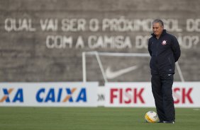 Durante o treino desta tarde no CT Joaquim Grava, no Parque Ecolgico do Tiete. O prximo jogo da equipe ser domingo, dia 29/04, contra a Ponte Preta, em Campinas, jogo vlido pelas semi-finais do Campeonato Paulista de 2013