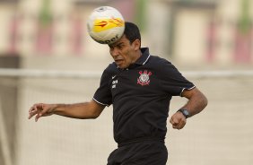 Durante o treino desta tarde no CT Joaquim Grava, no Parque Ecolgico do Tiete. O prximo jogo da equipe ser domingo, dia 29/04, contra a Ponte Preta, em Campinas, jogo vlido pelas semi-finais do Campeonato Paulista de 2013