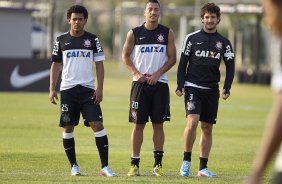 Durante o treino desta tarde no CT Joaquim Grava, no Parque Ecolgico do Tiete. O prximo jogo da equipe ser domingo, dia 29/04, contra a Ponte Preta, em Campinas, jogo vlido pelas semi-finais do Campeonato Paulista de 2013