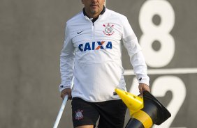 Durante o treino desta tarde no CT Joaquim Grava, no Parque Ecolgico do Tiete. O prximo jogo da equipe ser domingo, dia 29/04, contra a Ponte Preta, em Campinas, jogo vlido pelas semi-finais do Campeonato Paulista de 2013