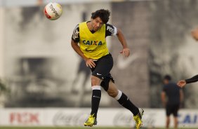 Durante o treino desta tarde no CT Joaquim Grava, no Parque Ecolgico do Tiete. O prximo jogo da equipe ser domingo, dia 29/04, contra a Ponte Preta, em Campinas, jogo vlido pelas semi-finais do Campeonato Paulista de 2013