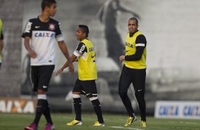 Durante o treino desta tarde no CT Joaquim Grava, no Parque Ecolgico do Tiete. O prximo jogo da equipe ser domingo, dia 29/04, contra a Ponte Preta, em Campinas, jogo vlido pelas semi-finais do Campeonato Paulista de 2013