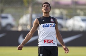 Durante o treino desta tarde no CT Joaquim Grava, no Parque Ecolgico do Tiete. O prximo jogo da equipe ser domingo, dia 29/04, contra a Ponte Preta, em Campinas, jogo vlido pelas semi-finais do Campeonato Paulista de 2013