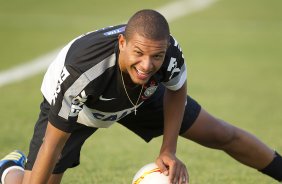 Durante o treino desta tarde no CT Joaquim Grava, no Parque Ecolgico do Tiete. O prximo jogo da equipe ser domingo, dia 29/04, contra a Ponte Preta, em Campinas, jogo vlido pelas semi-finais do Campeonato Paulista de 2013