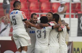 Durante a partida entre Ponte Preta x Corinthians realizada esta tarde no estdio Moiss Licarelli, em Campinas, jogo vlido pelas oitavas de final do Campeonato Paulista de 2013