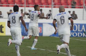 Durante a partida entre Ponte Preta x Corinthians realizada esta tarde no estádio Moisés Licarelli, em Campinas, jogo válido pelas oitavas de final do Campeonato Paulista de 2013