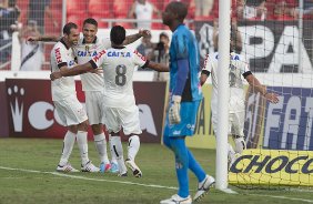 Durante a partida entre Ponte Preta x Corinthians realizada esta tarde no estádio Moisés Licarelli, em Campinas, jogo válido pelas oitavas de final do Campeonato Paulista de 2013