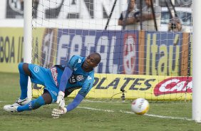 Durante a partida entre Ponte Preta x Corinthians realizada esta tarde no estádio Moisés Licarelli, em Campinas, jogo válido pelas oitavas de final do Campeonato Paulista de 2013