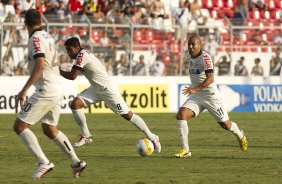 Durante a partida entre Ponte Preta x Corinthians realizada esta tarde no estádio Moisés Licarelli, em Campinas, jogo válido pelas oitavas de final do Campeonato Paulista de 2013