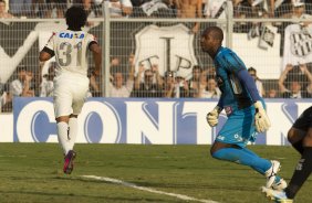 Durante a partida entre Ponte Preta x Corinthians realizada esta tarde no estádio Moisés Licarelli, em Campinas, jogo válido pelas oitavas de final do Campeonato Paulista de 2013