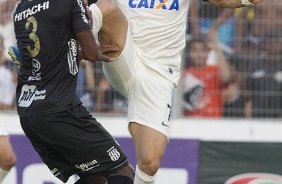 Durante a partida entre Ponte Preta x Corinthians realizada esta tarde no estádio Moisés Licarelli, em Campinas, jogo válido pelas oitavas de final do Campeonato Paulista de 2013