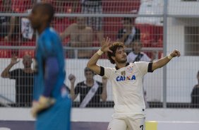 Durante a partida entre Ponte Preta x Corinthians realizada esta tarde no estádio Moisés Licarelli, em Campinas, jogo válido pelas oitavas de final do Campeonato Paulista de 2013