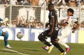 Durante a partida entre Ponte Preta x Corinthians realizada esta tarde no estádio Moisés Licarelli, em Campinas, jogo válido pelas oitavas de final do Campeonato Paulista de 2013