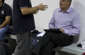 Nos vestiários antes da partida entre Ponte Preta x Corinthians realizada esta tarde no estádio Moisés Licarelli, em Campinas, jogo válido pelas oitavas de final do Campeonato Paulista de 2013