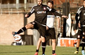 Danilo durante Treino do Corinthians na Argentina realizado