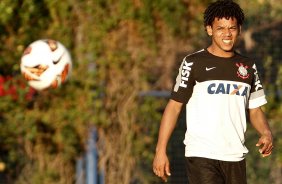 Romarinho durante Treino do Corinthians na Argentina realizado