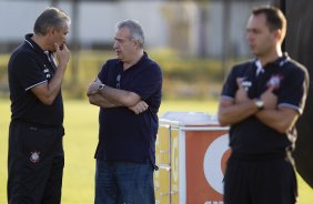 Durante o treino desta tarde no CT Joaquim Grava, no Parque Ecolgico do Tiete. O prximo jogo da equipe ser domingo, dia 05/05, contra o So Paulo, no Morumbi, jogo vlido pelas semi-finais do Campeonato Paulista de 2013