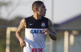 Durante o treino desta tarde no CT Joaquim Grava, no Parque Ecolgico do Tiete. O prximo jogo da equipe ser domingo, dia 05/05, contra o So Paulo, no Morumbi, jogo vlido pelas semi-finais do Campeonato Paulista de 2013