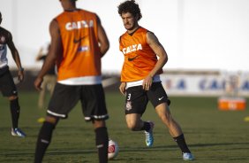 Durante o treino desta tarde no CT Joaquim Grava, no Parque Ecolgico do Tiete. O prximo jogo da equipe ser domingo, dia 05/05, contra o So Paulo, no Morumbi, jogo vlido pelas semi-finais do Campeonato Paulista de 2013