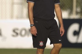 Durante o treino desta tarde no CT Joaquim Grava, no Parque Ecolgico do Tiete. O prximo jogo da equipe ser domingo, dia 05/05, contra o So Paulo, no Morumbi, jogo vlido pelas semi-finais do Campeonato Paulista de 2013