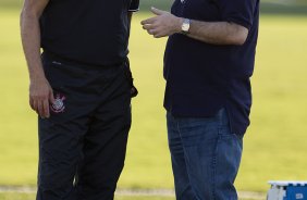 Durante o treino desta tarde no CT Joaquim Grava, no Parque Ecolgico do Tiete. O prximo jogo da equipe ser domingo, dia 05/05, contra o So Paulo, no Morumbi, jogo vlido pelas semi-finais do Campeonato Paulista de 2013