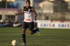 Durante o treino desta tarde no CT Joaquim Grava, no Parque Ecolgico do Tiete. O prximo jogo da equipe ser domingo, dia 05/05, contra o So Paulo, no Morumbi, jogo vlido pelas semi-finais do Campeonato Paulista de 2013