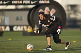 Durante o treino desta tarde no CT Joaquim Grava, no Parque Ecolgico do Tiete. O prximo jogo da equipe ser domingo, dia 05/05, contra o So Paulo, no Morumbi, jogo vlido pelas semi-finais do Campeonato Paulista de 2013