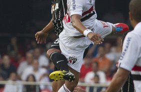 Durante a partida entre So Paulo x Corinthians realizada esta tarde no estdio do Morumbi, jogo vlido pelas semifinais do Campeonato Paulista de 2013