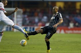 Durante a partida entre So Paulo x Corinthians realizada esta tarde no estdio do Morumbi, jogo vlido pelas semifinais do Campeonato Paulista de 2013