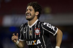 Durante a partida entre So Paulo x Corinthians realizada esta tarde no estdio do Morumbi, jogo vlido pelas semifinais do Campeonato Paulista de 2013