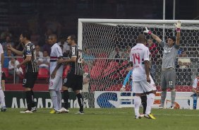 Durante a partida entre So Paulo x Corinthians realizada esta tarde no estdio do Morumbi, jogo vlido pelas semifinais do Campeonato Paulista de 2013