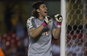 Durante a partida entre So Paulo x Corinthians realizada esta tarde no estdio do Morumbi, jogo vlido pelas semifinais do Campeonato Paulista de 2013