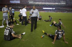 Durante a partida entre So Paulo x Corinthians realizada esta tarde no estdio do Morumbi, jogo vlido pelas semifinais do Campeonato Paulista de 2013