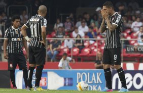 Durante a partida entre So Paulo x Corinthians realizada esta tarde no estdio do Morumbi, jogo vlido pelas semifinais do Campeonato Paulista de 2013