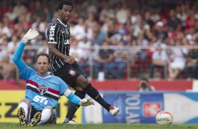 Durante a partida entre So Paulo x Corinthians realizada esta tarde no estdio do Morumbi, jogo vlido pelas semifinais do Campeonato Paulista de 2013