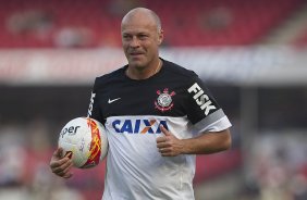 Durante a partida entre So Paulo x Corinthians realizada esta tarde no estdio do Morumbi, jogo vlido pelas semifinais do Campeonato Paulista de 2013