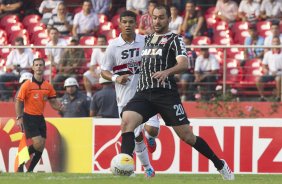 Durante a partida entre So Paulo x Corinthians realizada esta tarde no estdio do Morumbi, jogo vlido pelas semifinais do Campeonato Paulista de 2013