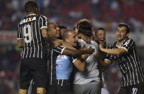 Durante a partida entre So Paulo x Corinthians realizada esta tarde no estdio do Morumbi, jogo vlido pelas semifinais do Campeonato Paulista de 2013