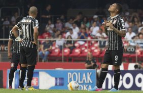 Durante a partida entre So Paulo x Corinthians realizada esta tarde no estdio do Morumbi, jogo vlido pelas semifinais do Campeonato Paulista de 2013