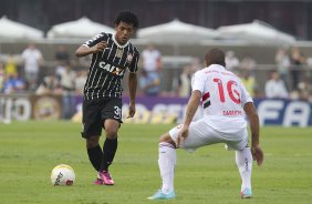 Durante a partida entre So Paulo x Corinthians realizada esta tarde no estdio do Morumbi, jogo vlido pelas semifinais do Campeonato Paulista de 2013