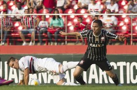 Durante a partida entre So Paulo x Corinthians realizada esta tarde no estdio do Morumbi, jogo vlido pelas semifinais do Campeonato Paulista de 2013