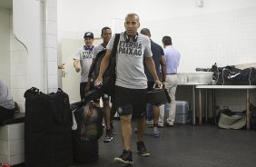 Nos vestirios antes da partida entre So Paulo x Corinthians realizada esta tarde no estdio do Morumbi, jogo vlido pelas semifinais do Campeonato Paulista de 2013