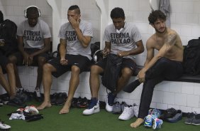 Nos vestirios antes da partida entre So Paulo x Corinthians realizada esta tarde no estdio do Morumbi, jogo vlido pelas semifinais do Campeonato Paulista de 2013