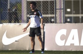 Durante o treino desta tarde no CT Joaquim Grava, no Parque Ecolgico do Tiete. O prximo jogo da equipe ser domingo, dia 12/05, contra o Santos, no Pacaembu, jogo de ida vlido pela final do Campeonato Paulista de 2013