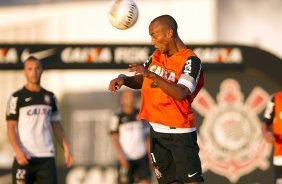 Durante o treino desta tarde no CT Joaquim Grava, no Parque Ecolgico do Tiete. O prximo jogo da equipe ser domingo, dia 12/05, contra o Santos, no Pacaembu, jogo de ida vlido pela final do Campeonato Paulista de 2013